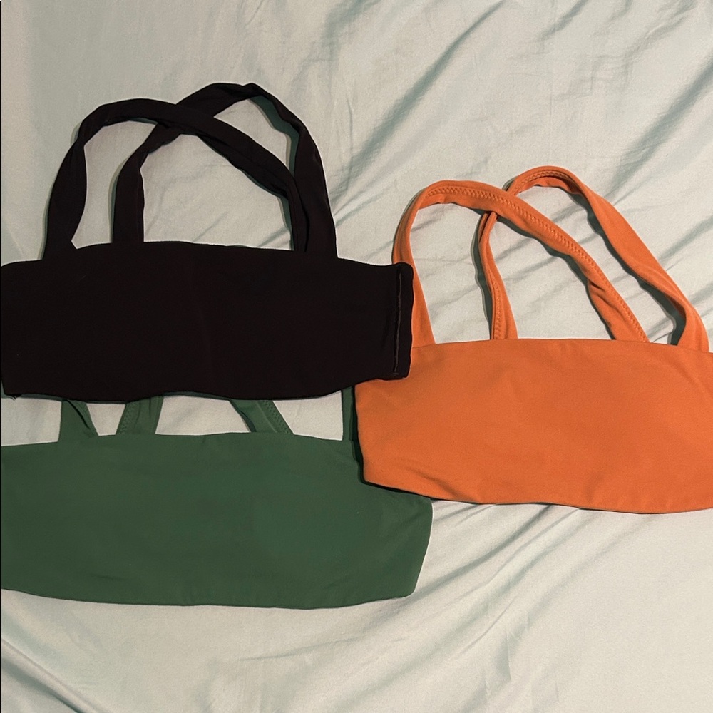 3 Offline by Aerie Real Me Xtra Stretch Square Neck Sports Bras Size Small